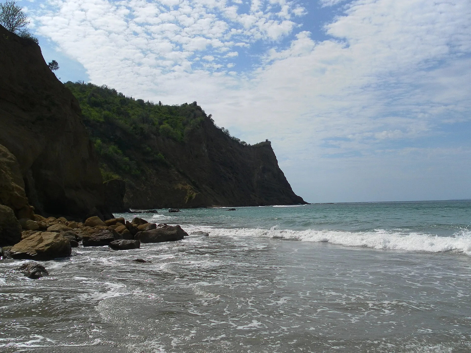 Los Frailes beach in Machalilla National Park, on the Pacific coast