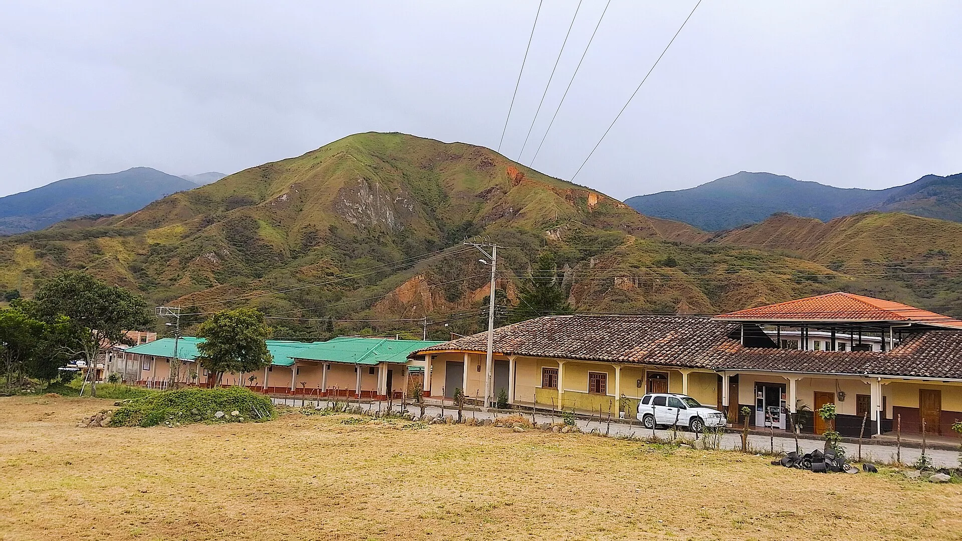 The green valley of Vilcabamba in southern Ecuador